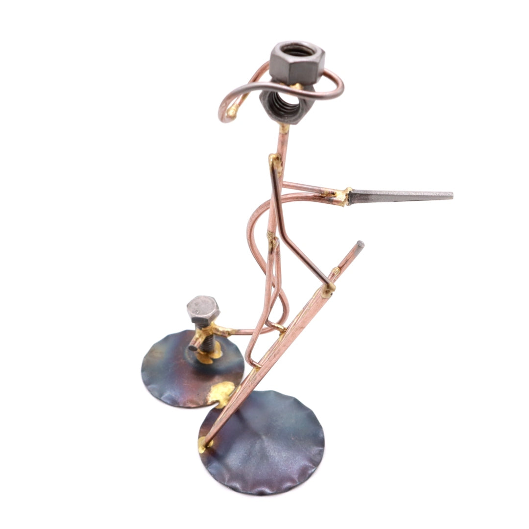 bombero con escalera