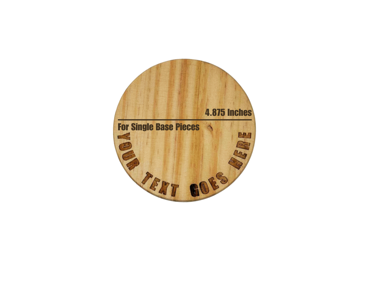 Personalized Engraved Wooden Plaque Add-on