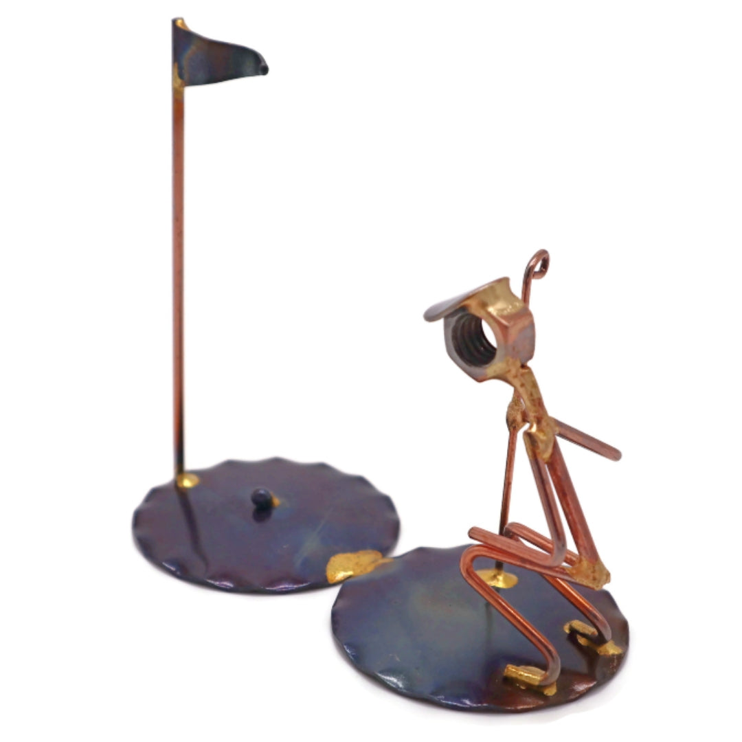 Golf Short Putt Man