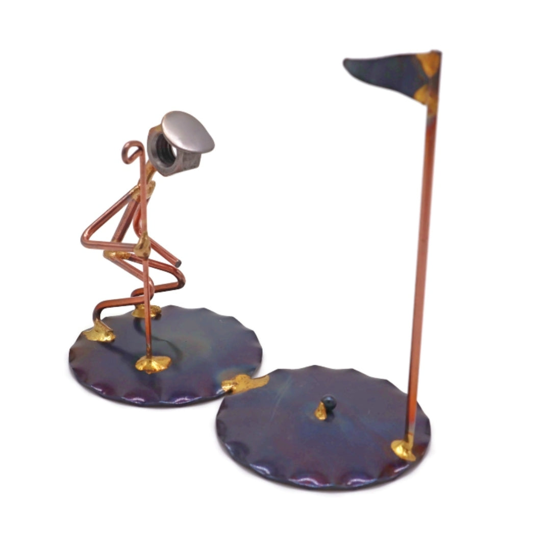 Golf Short Putt Man