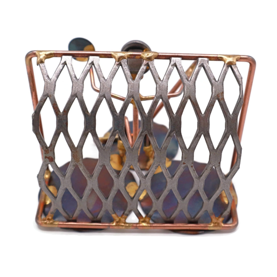 Eishockey-Torwart mit Netz