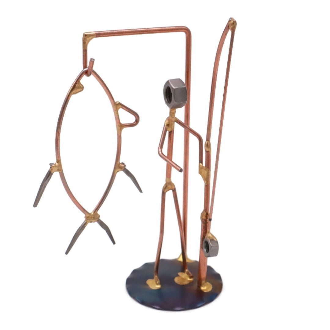 Sportfischer mit Thunfisch