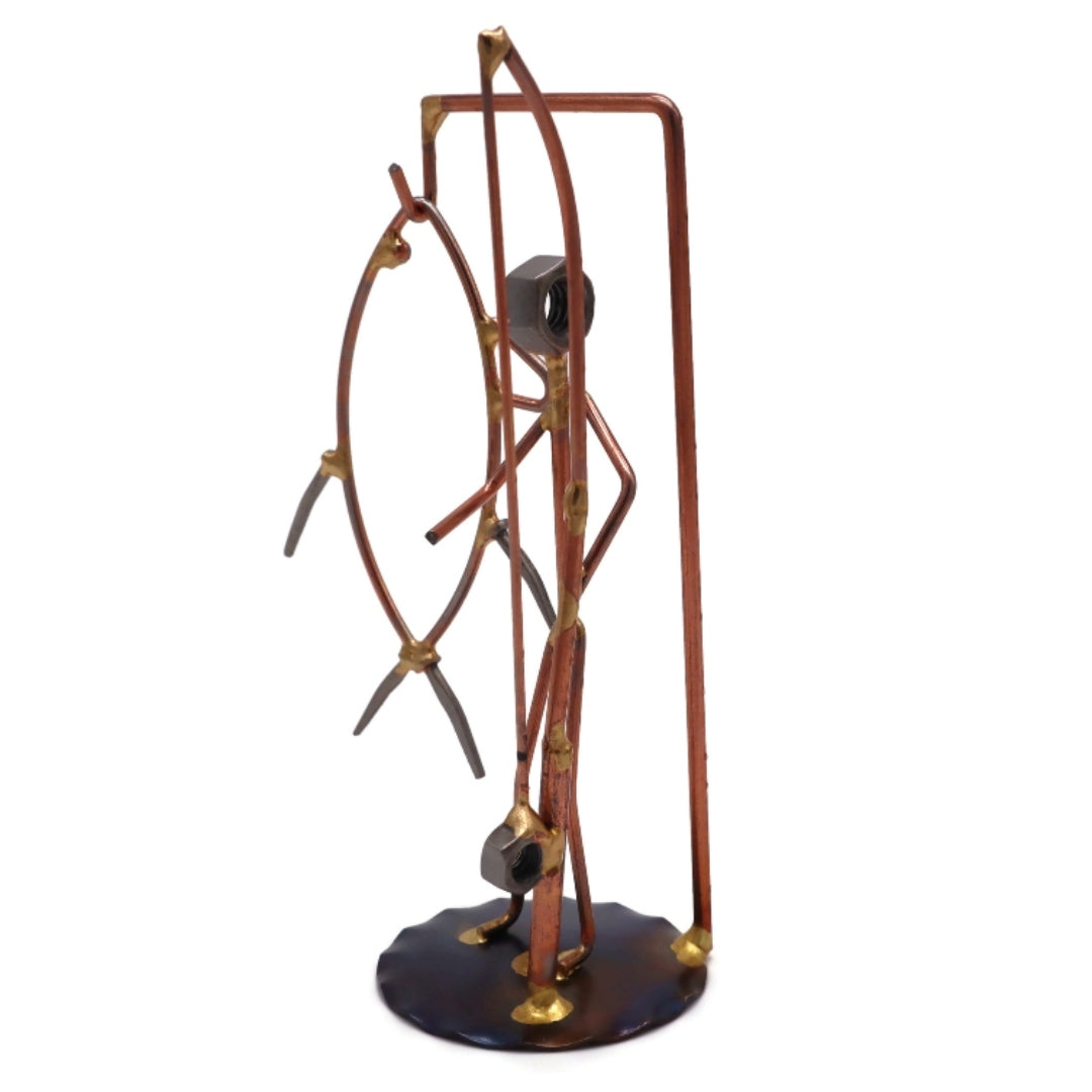 Sportfischer mit Thunfisch