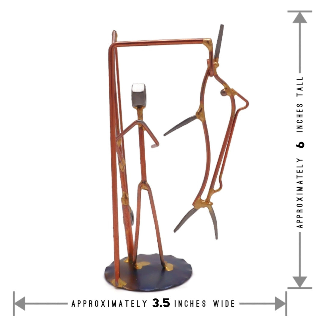 Sportfischer mit Marlin