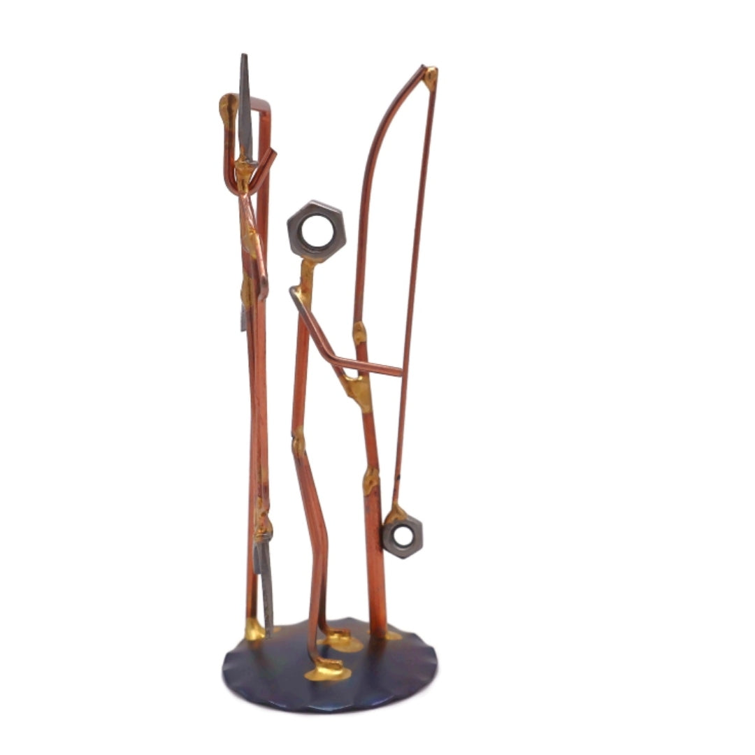 Sportfischer mit Marlin