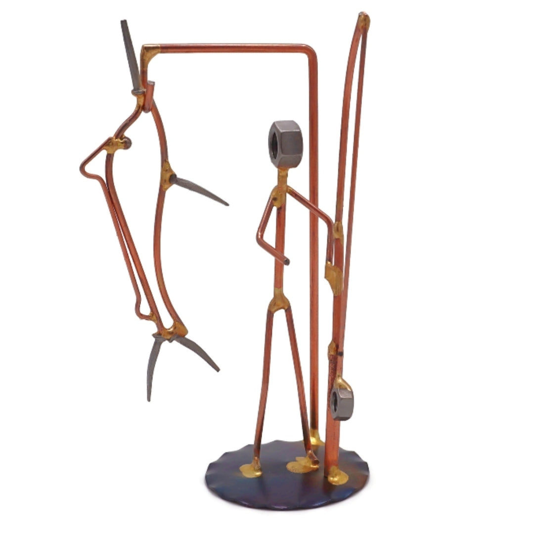 Sportfischer mit Marlin