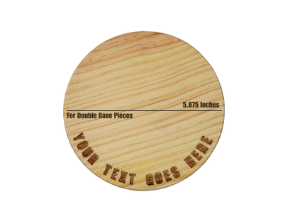 Personalized Engraved Wooden Plaque Add-on