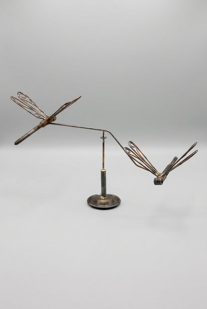 Balanced Dragonfly Sculpture