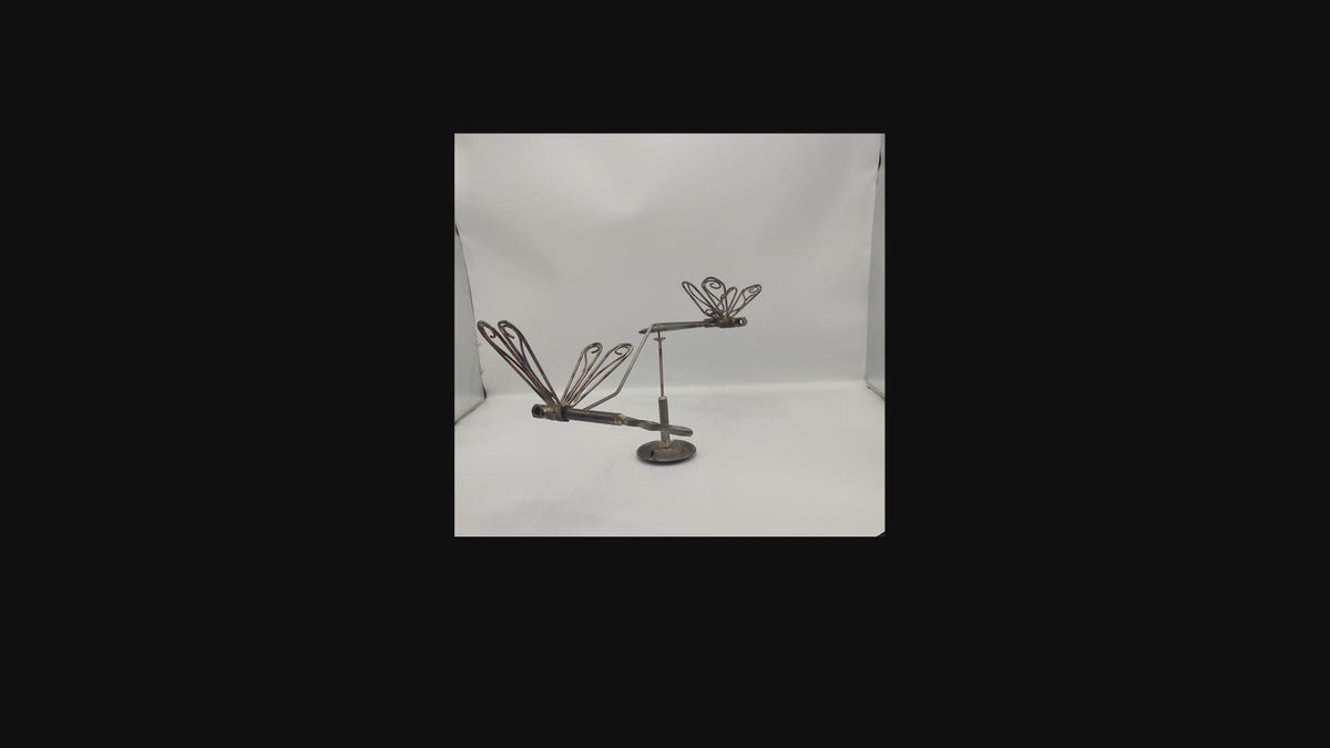 Balanced Dragonfly Sculpture
