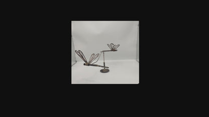 Balanced Dragonfly Sculpture