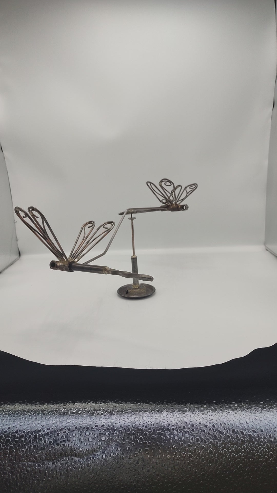 Balanced Dragonfly Sculpture
