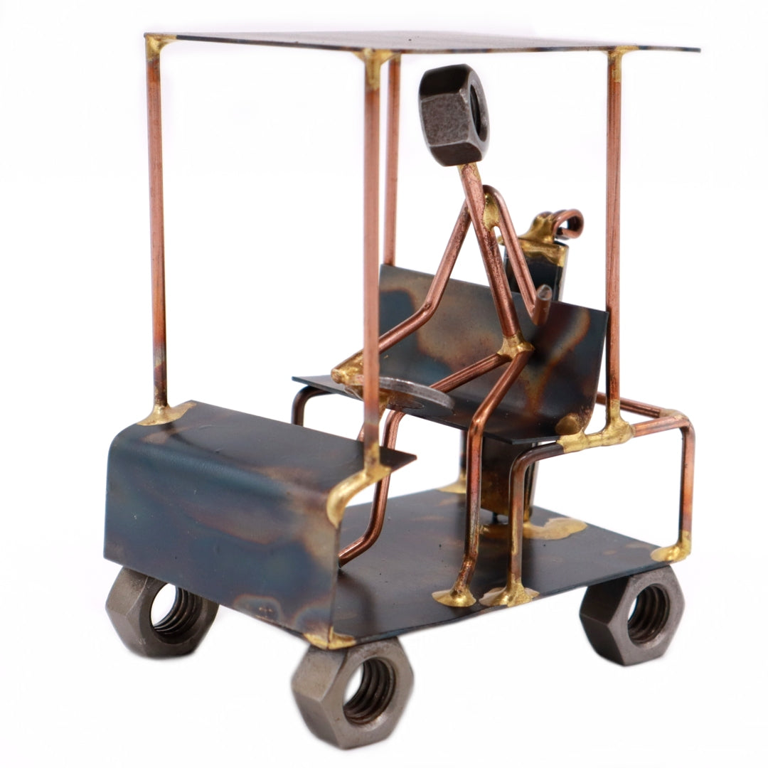 Golf Cart with Man